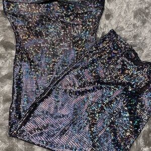 🪩 Shimmering Multicolor Disco Dress